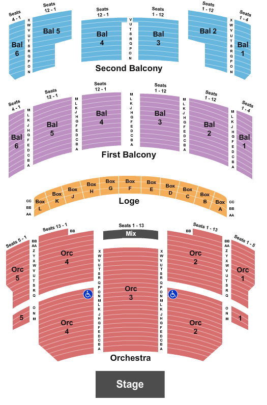 Taft Theatre Jim Gaffigan Seating Chart